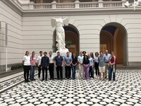 HyPerCat-Projektteam vor Ort im Hauptgebäude der TU Berlin